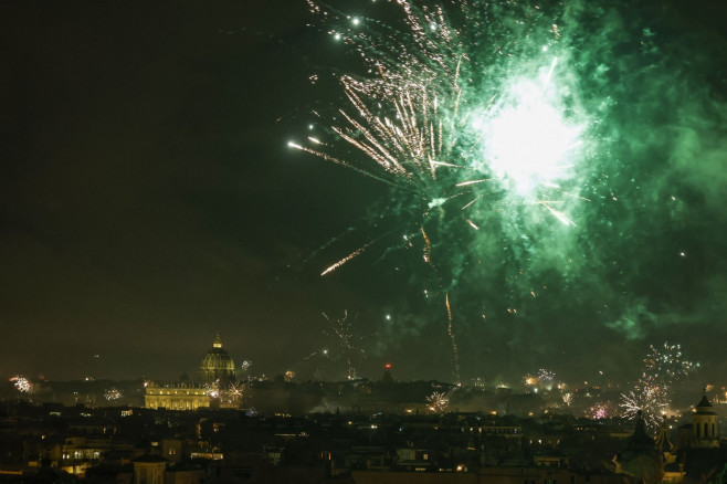 New year celebrations in Rome