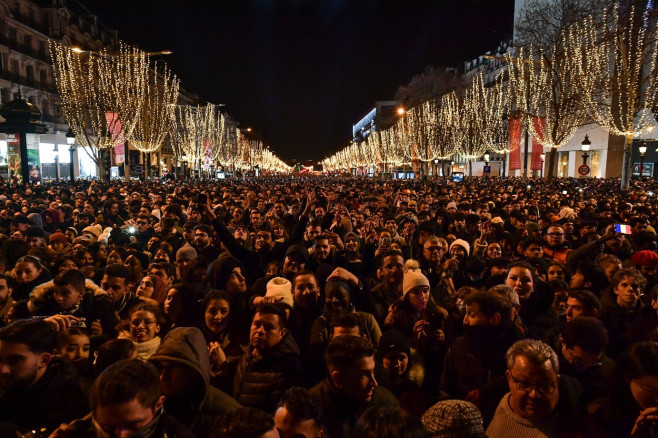 New Year's celebrations in Paris 2024, France - 01 Jan 2024