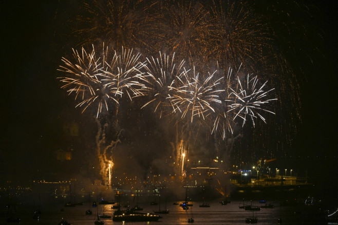 Portugal Celebrates The New Year With London Fireworks