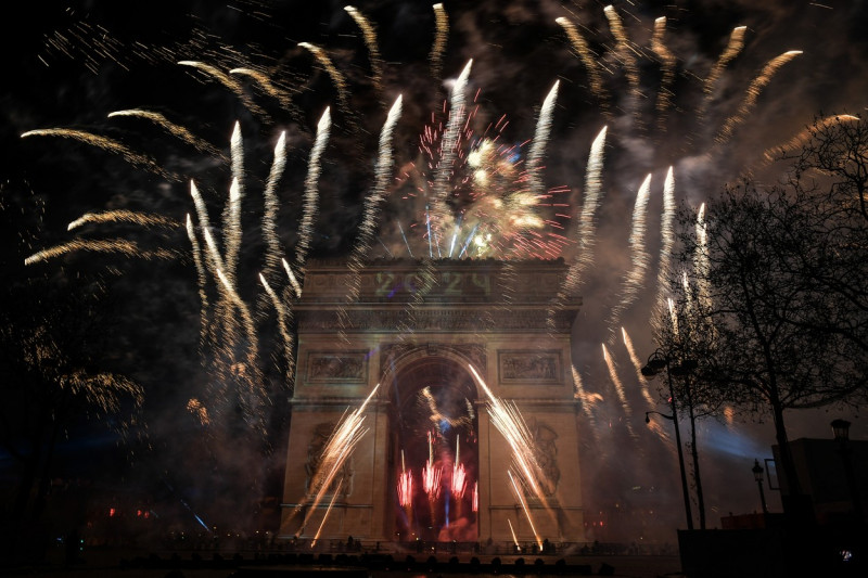 New Year's celebrations in Paris 2024