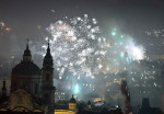 silvestrovské oslavy, Silvestr, Nový rok, zábavní pyrotechnika, ohňostroj, Praha