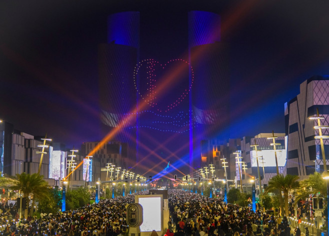 New Year Celebrations In Doha, Qatar - 01 Jan 2024