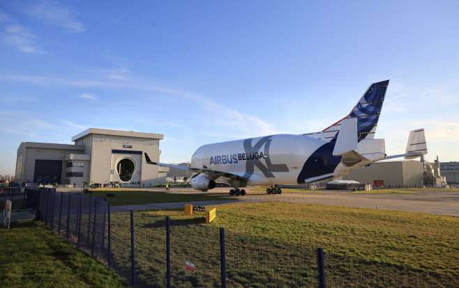 Airbus' BelugaXL arrives in UK