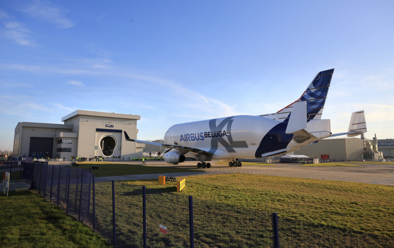 Airbus' BelugaXL arrives in UK