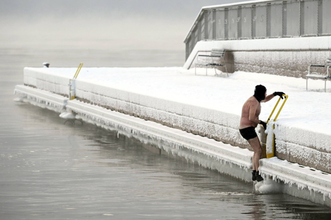 Cold weather in Finland