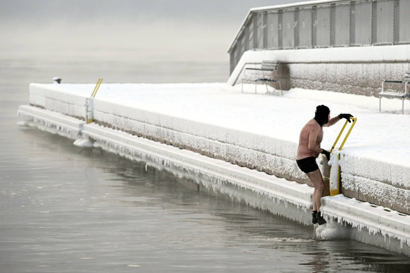 Cold weather in Finland