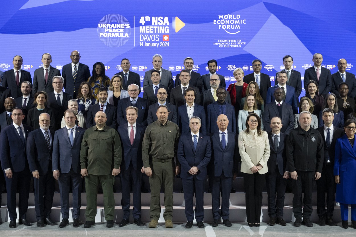 Ucraina cere ajutorul liderilor mondiali pentru un pact de pace cu Rusia, la Forumul Economic de la Davos