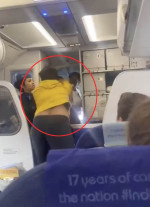 VIDEO: Angry passenger whacks plane pilot due to 13 hour delay