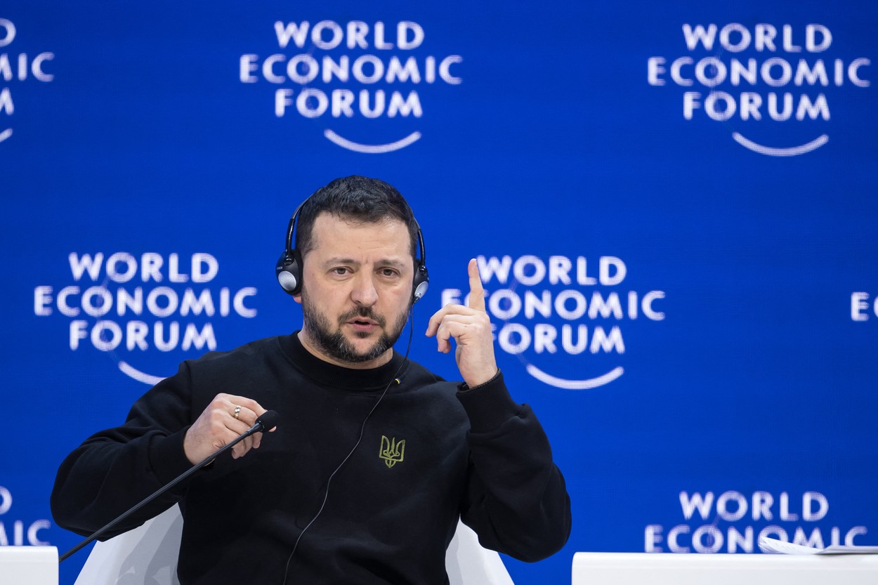 Zelensky Warns World Leaders In Davos: Putin Will Not Be Satisfied With ...