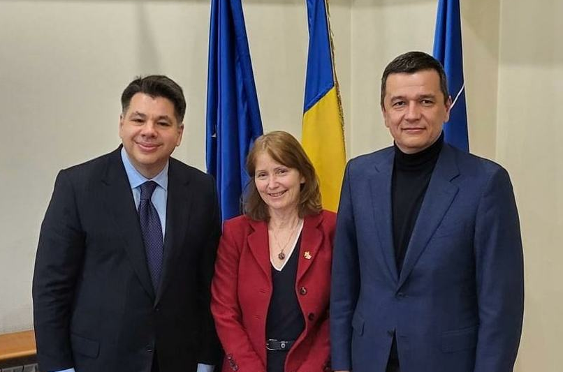 Sorin Grindeanu a discutat cu ambasadorii SUA în România și Grecia despre conectivitatea în regiune, pe axa nord-sud