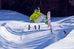 Davos snowboard fun snow half-pipe ski skiing
