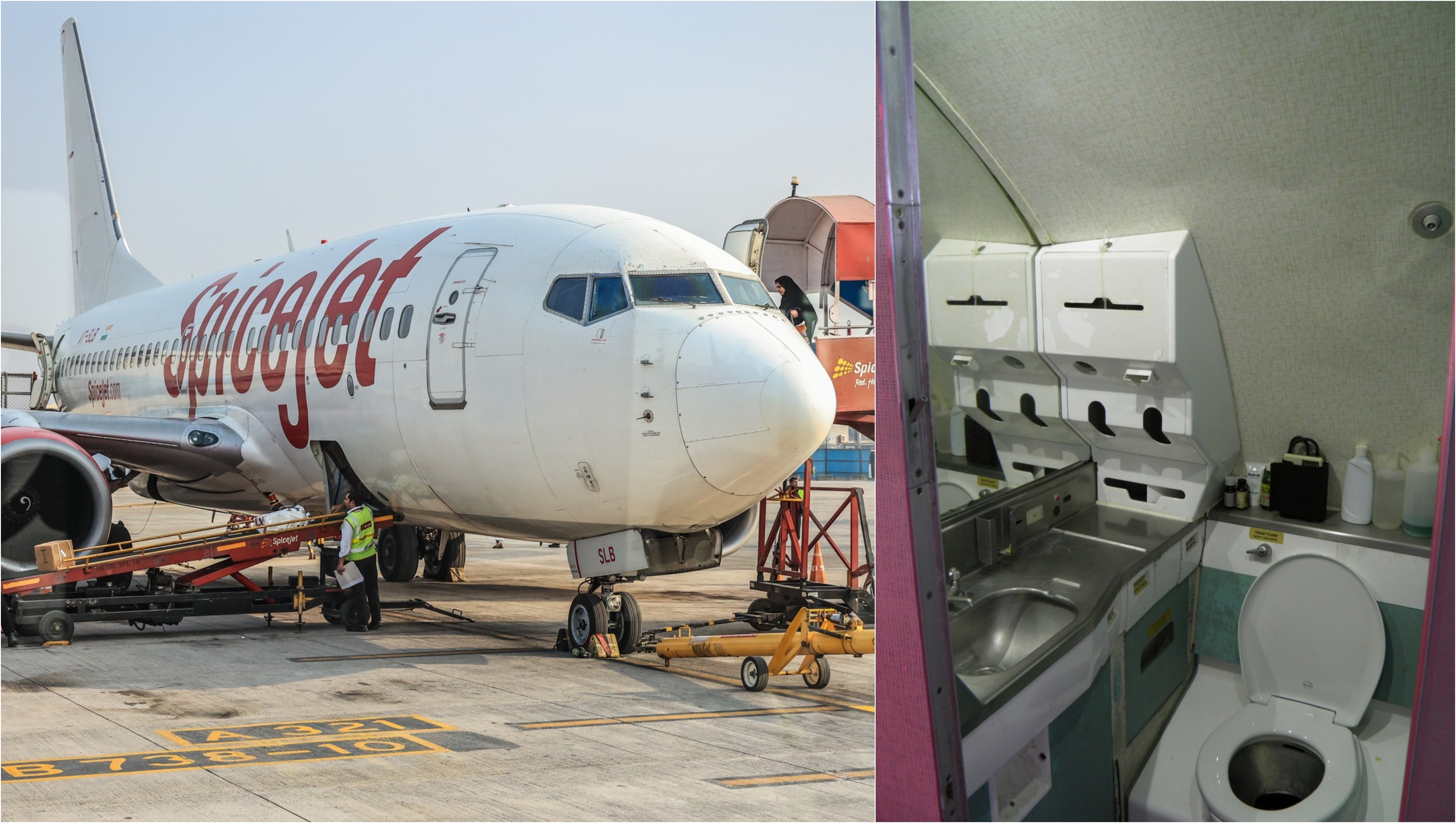 Un bărbat a rămas blocat în toaleta avionului pe toată durata zborului. La aterizare, era în „stare de șoc”