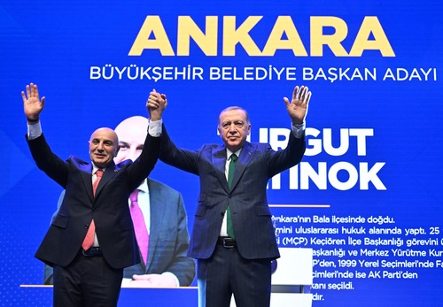 Erdogan şi-a anunţat candidatul la alegerile municipale pentru a recâştiga Ankara