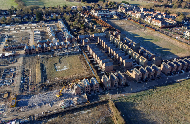 Demolition has started on over 80 houses at the Darwin Green development in Cambridge.