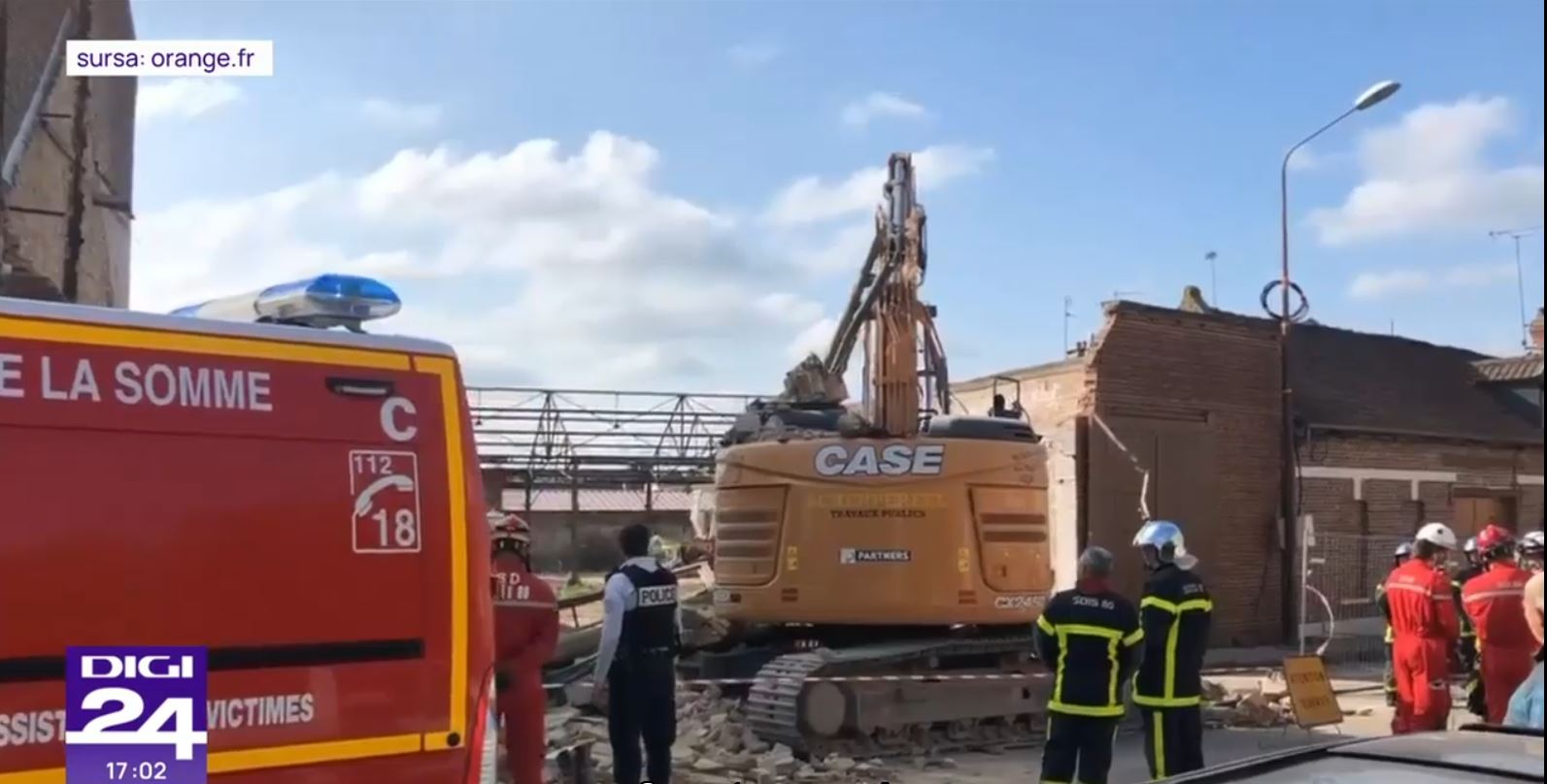 Doi români, tată și fiu, au murit în Franța, după ce un zid s-a prăbușit peste ei