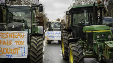 fermierii francezi protesteaza