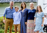 Danish Royals Attend The Horse Parade - Grastin