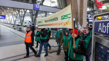 protest feroviari germania