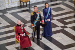 Queen Margrethe holds a New Year's reception together with Crownprince couple