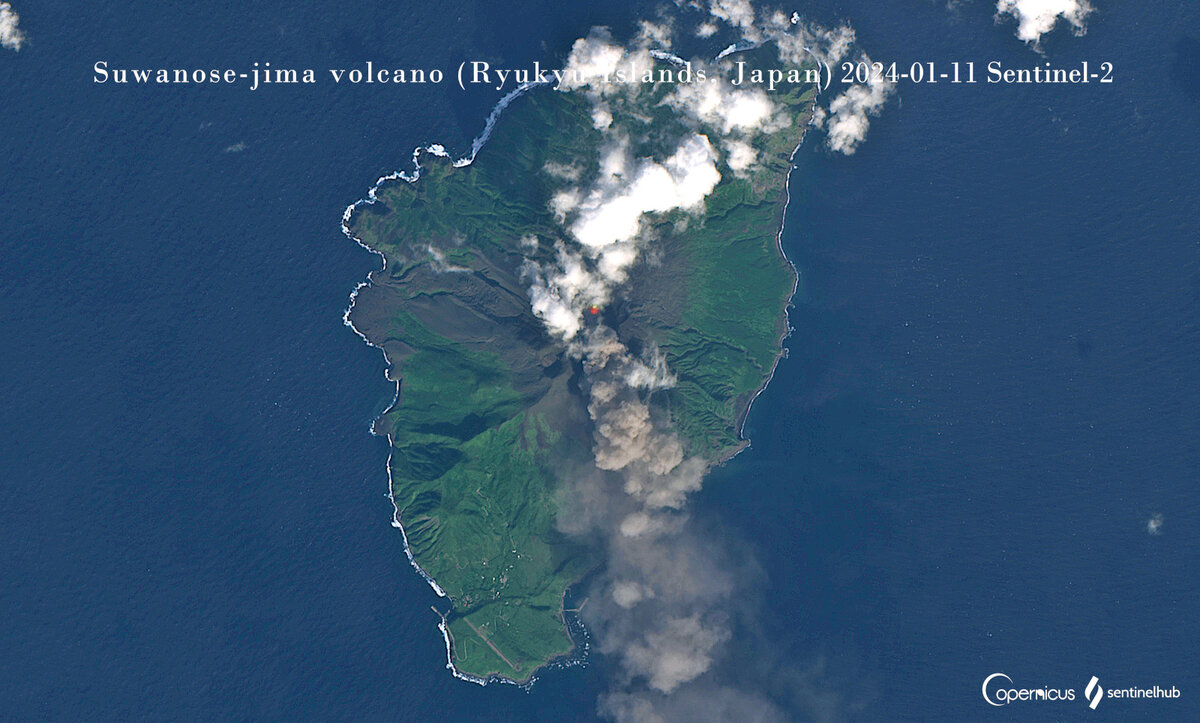Alertă în Japonia: A erupt vulcanul Suwanose