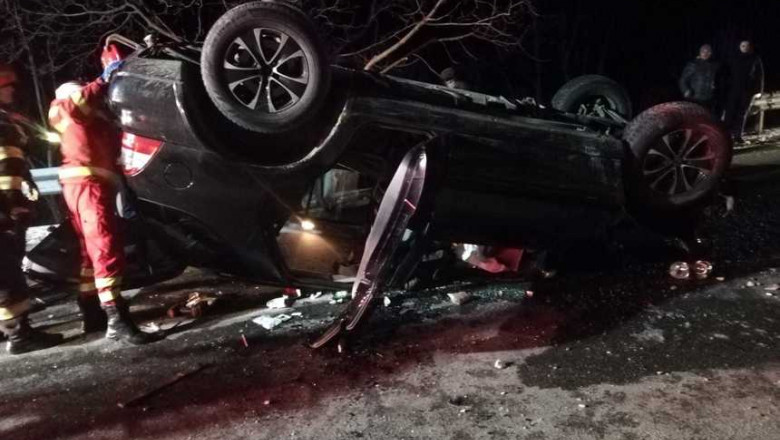 Accident grav în comuna Cireşu, judeţul Mehedinţi.