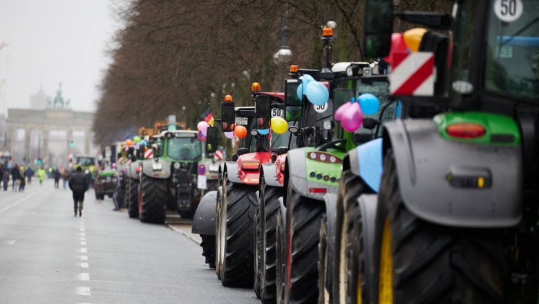 protest fermieri la berlin