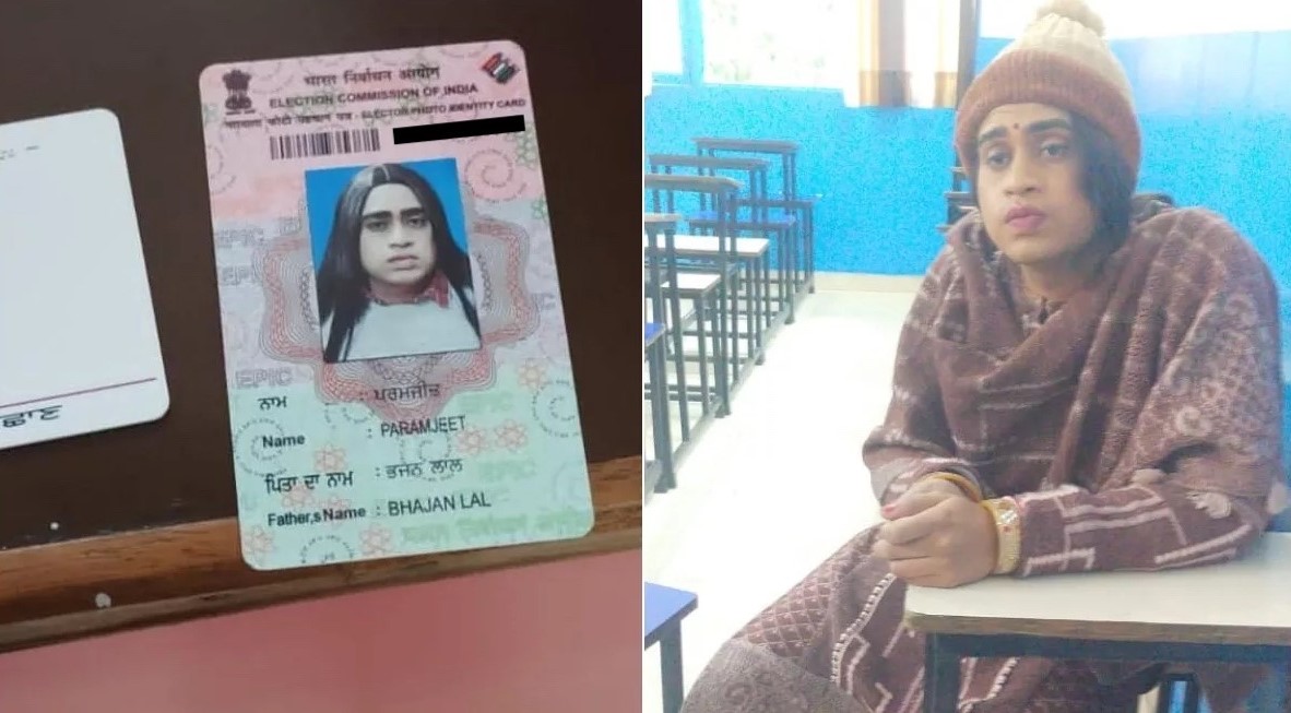 Un indian s-a deghizat în femeie ca să dea un examen de angajare în locul prietenei sale