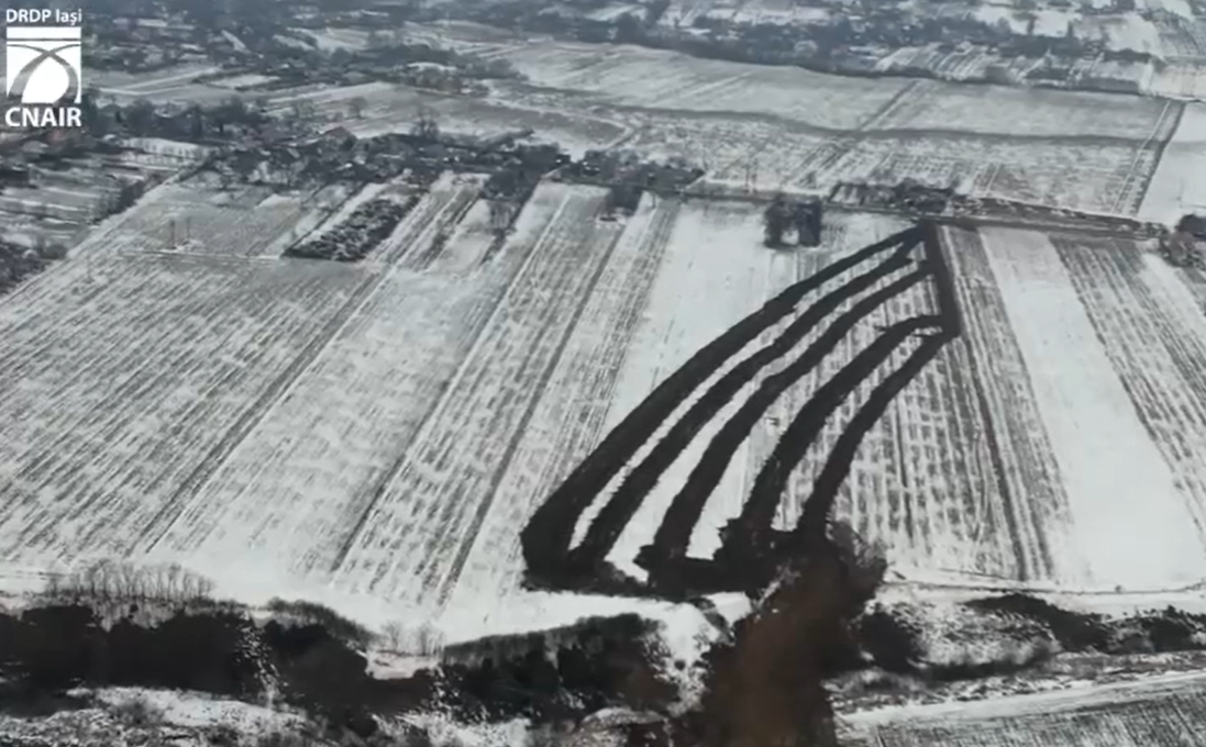 Cum va arăta primul nod rutier de mare viteză de tip turbion din România. Va avea 12 pasaje, 8 bretele și 5 podețe
