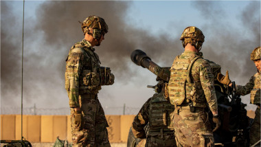 soldați americani în timpul unui exercițiu militar în Irak