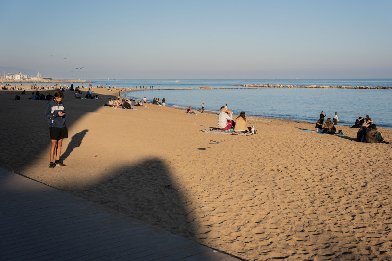 Hot Weather In Winter In Barcelona, Spain - 24 Jan 2024