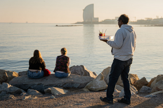 Hot Weather In Winter In Barcelona, Spain - 24 Jan 2024