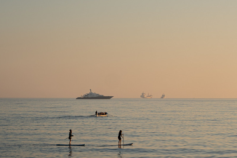 Hot Weather In Winter In Barcelona, Spain - 24 Jan 2024