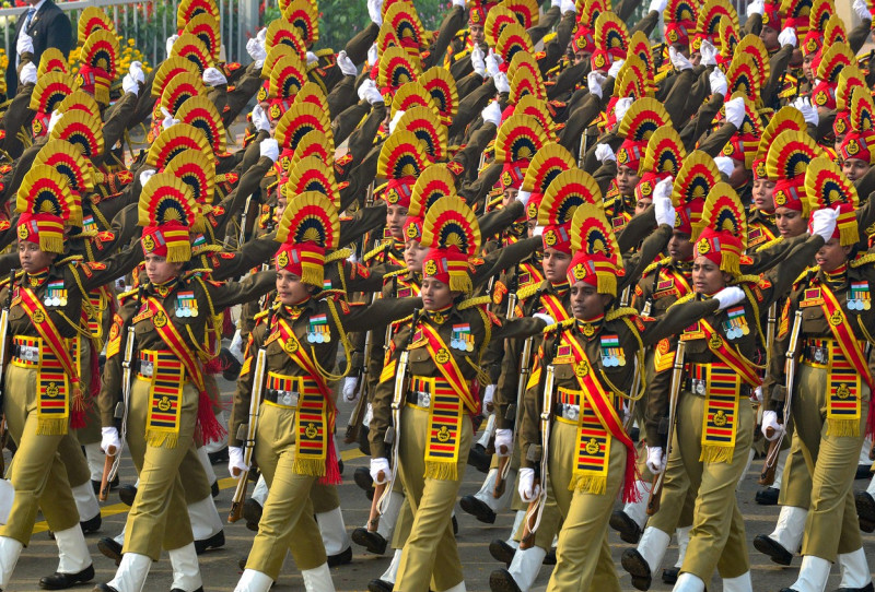 Indian Republic Day parade in New Delhi