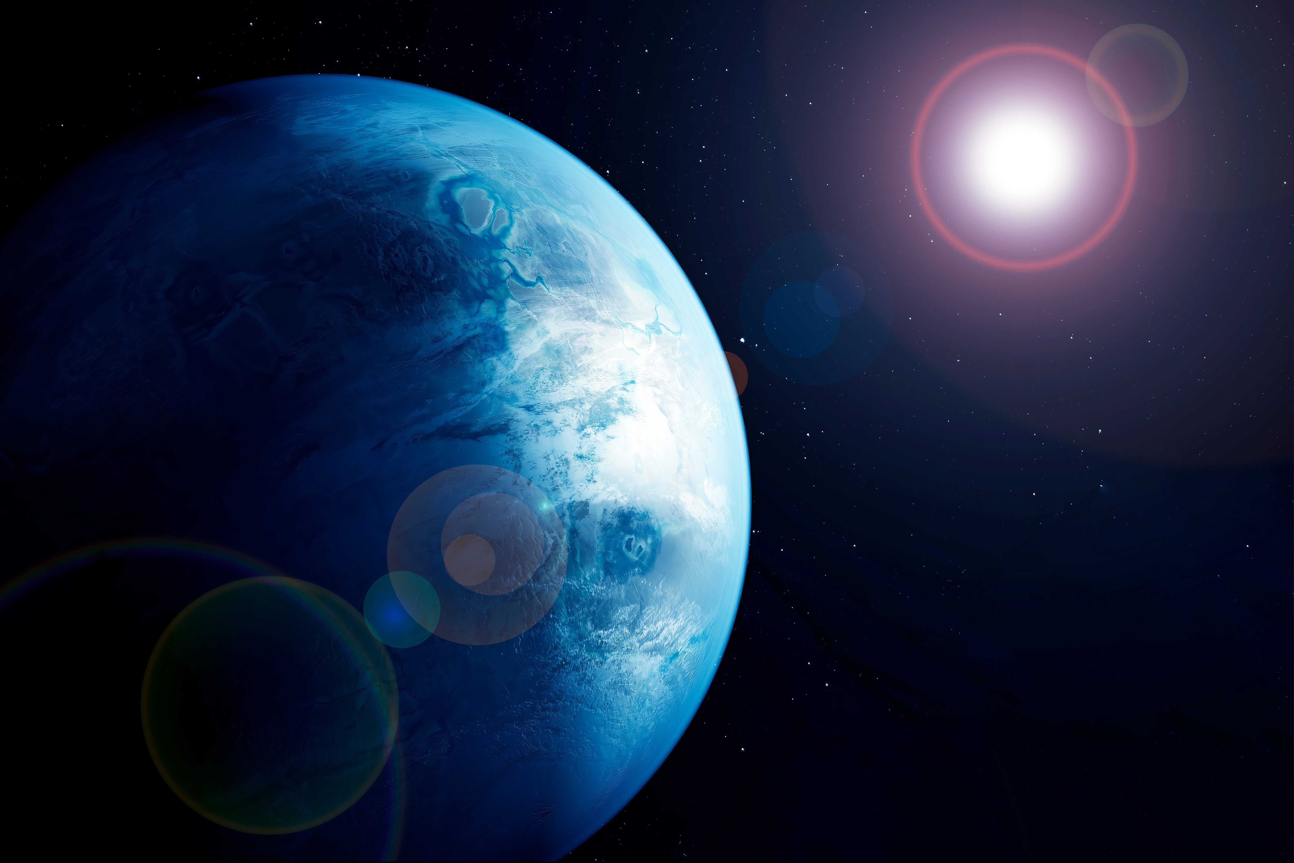 „E un mini-Neptun”. Telescopul Hubble a descoperit apă în atmosfera unei planete din afara Sistemului Solar