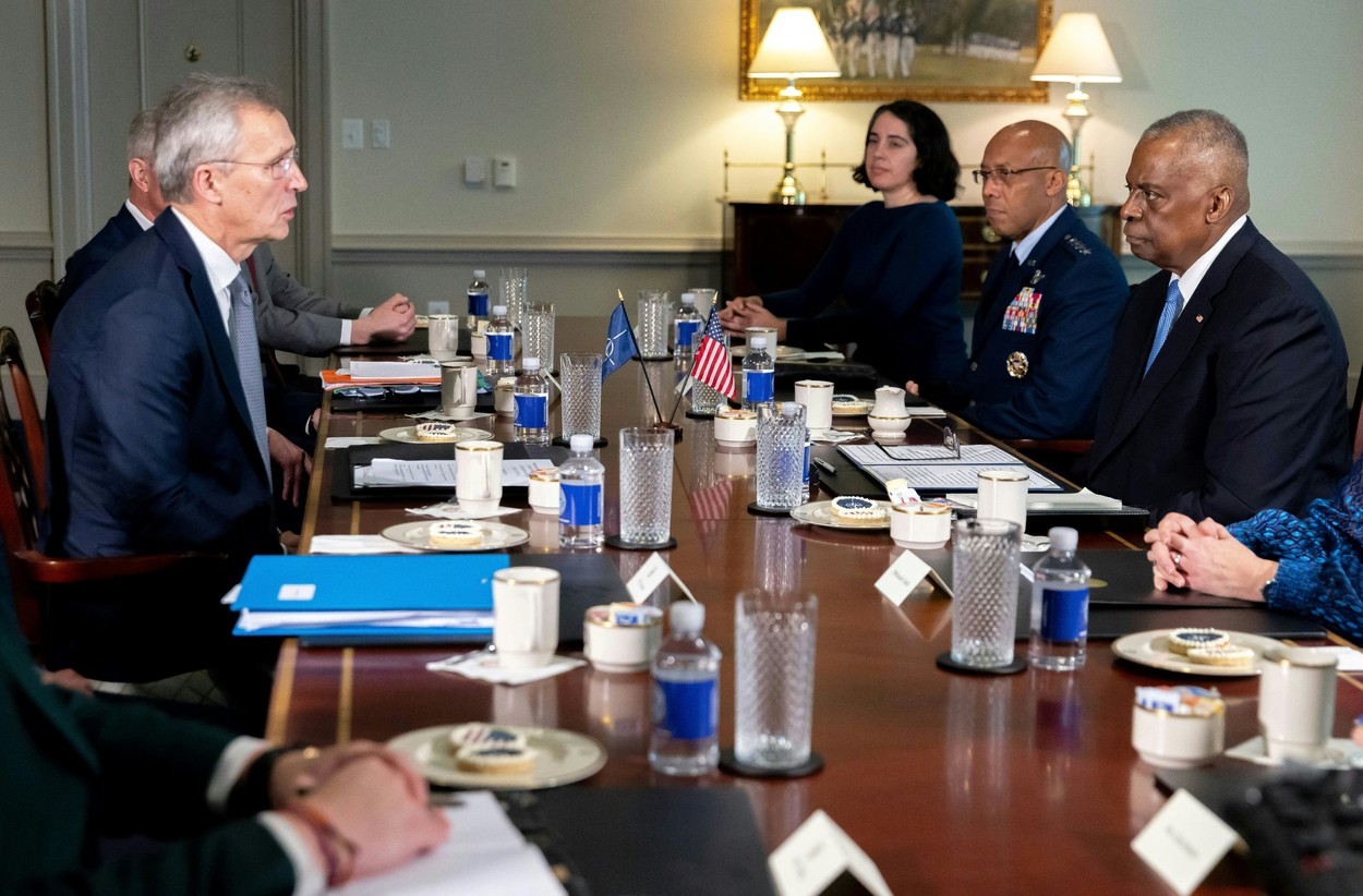 Stoltenberg discută la Washington continuarea ajutorului militar american pentru Ucraina