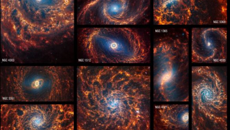 imagini cu galaxii spirale