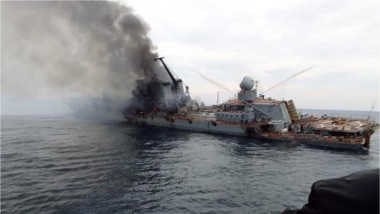 scufundarea navei amiral Moskva