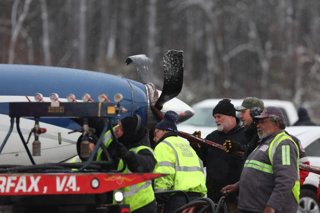 Cessna Passenger Plane Emergency Landing, Loudon County, Virginia, USA - 19 Jan 2024