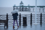 Storm Isha, Clevedon, North Somerset, UK - 21 Jan 2024