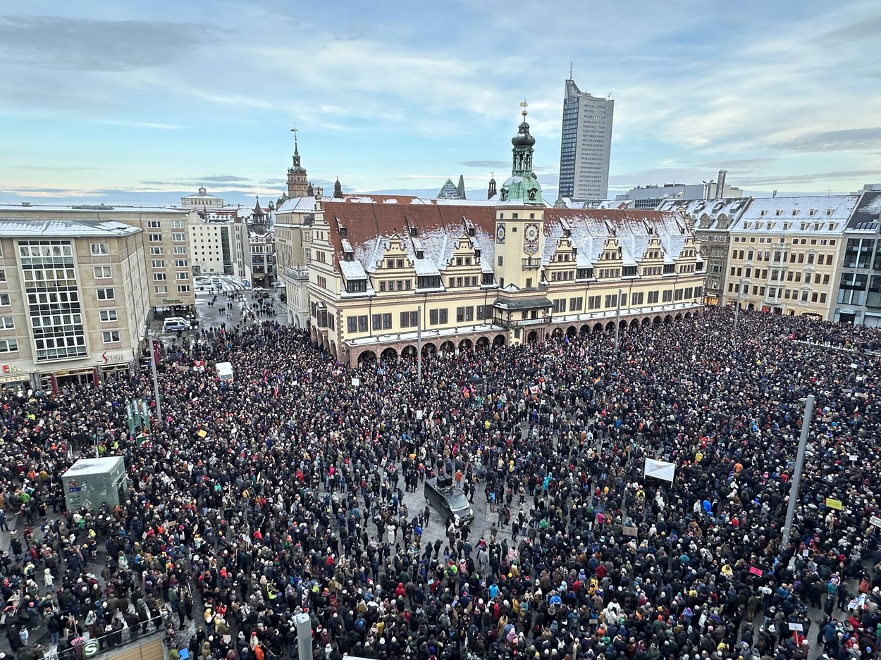 „Afară cu naziştii”. Peste un milion de oameni au ieșit pe străzile din Germania pentru a protesta față de partidul extremist AfD