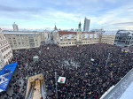 Leipzig, 21.01.2024 Leipzig, Markt Demonstration gegen Rechts Begonnen werde laut Aktionsnetzwerk Leipzig nimmt Platz au