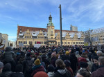 Leipzig, 21.01.2024 Leipzig, Markt Demonstration gegen Rechts Begonnen werde laut Aktionsnetzwerk Leipzig nimmt Platz au