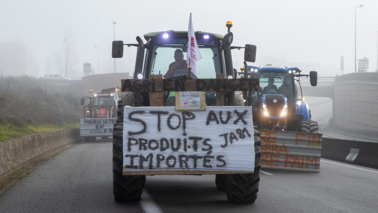 fermierii francezi protestează