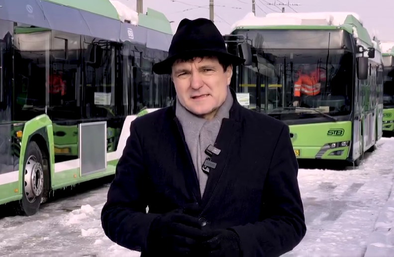Nicuşor Dan anunță că troleibuzele Solaris vor intra în circulație din februarie în București