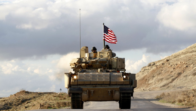 US troops in Syria, Rojava, Rojava, syria - 17 Feb 2021