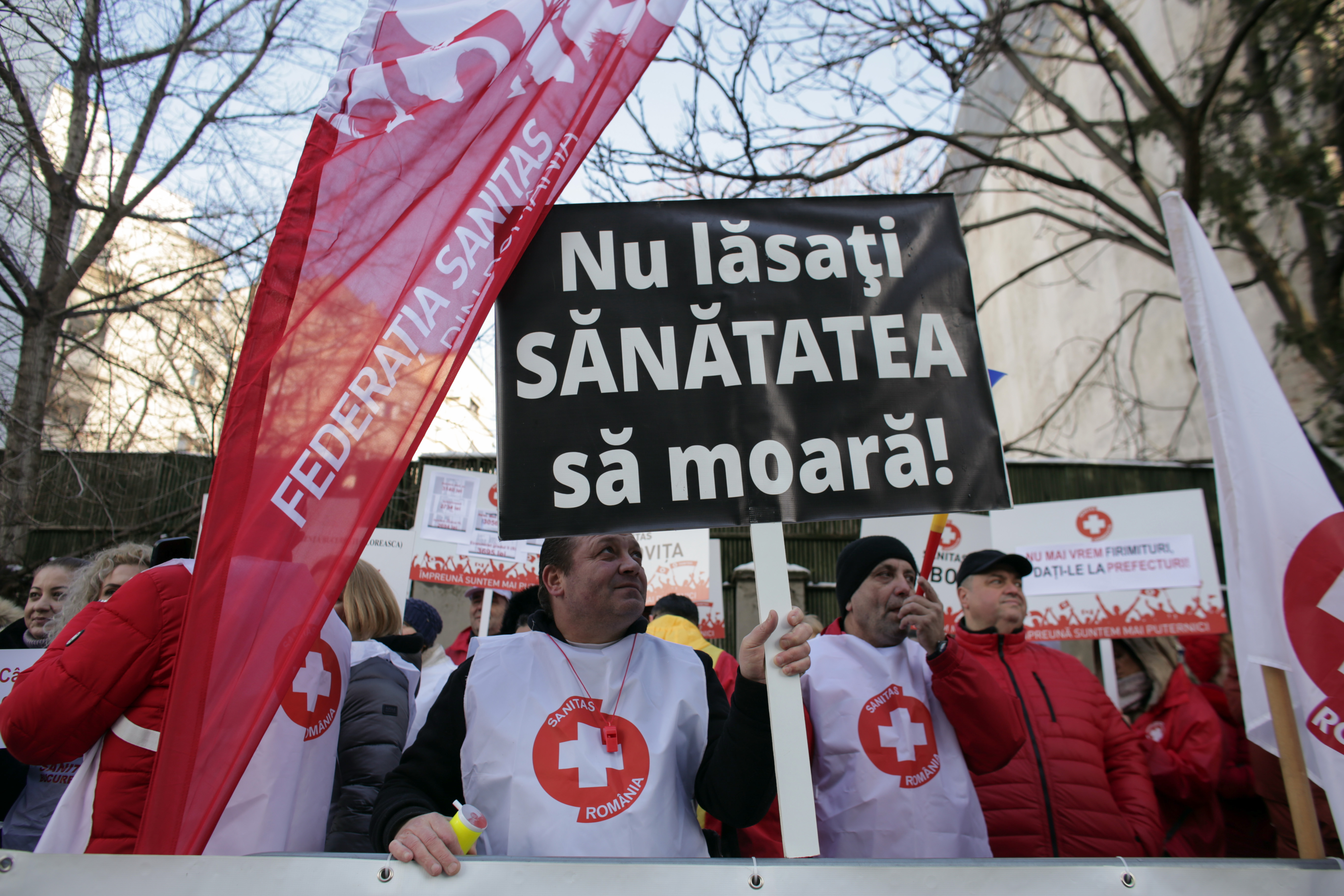 Grevă în sistemul sanitar în 10 zile. Sanitas a notificat Guvernul. Sindicaliștii cer o creştere medie a veniturilor cu 30%