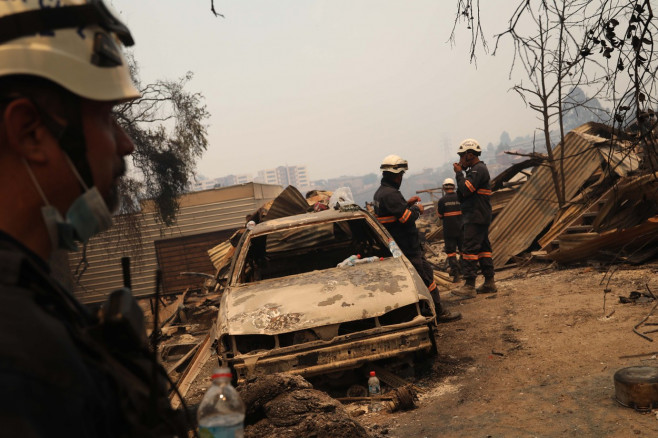 CHILE VINA DEL MAR FIRES AFTERMATH