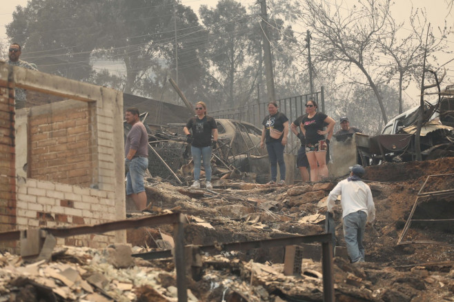 CHILE VINA DEL MAR FIRES AFTERMATH