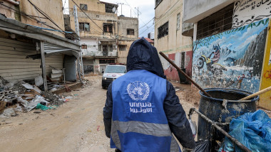 un angajat al UNRWA in gaza
