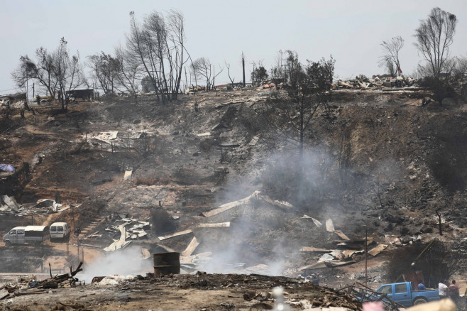 Forest fires affect central-southern Chile